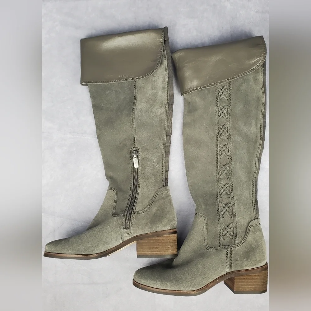 Women’s Vince Camuto Kressell Over the Knee Riding Boot - 4.5‎ Grey